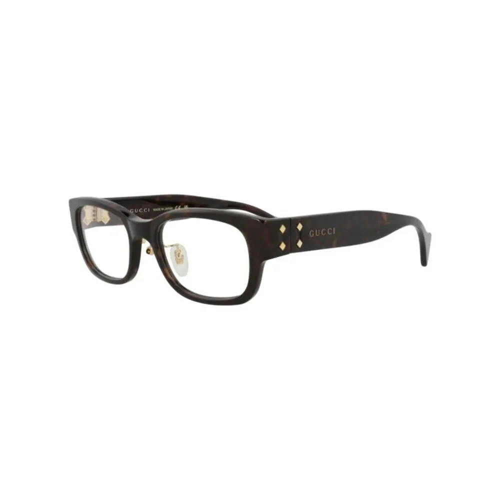 Gucci Square-Frame Recycled Acetate Optical Frames Multi Unisex-Adult